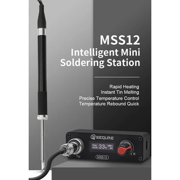 SEQURE MSS12 Mini OLED Skaitmeninis Litavimo Stotis Suderinama Su T12 Palaiko PD3.0 3S-6S 12V-25V Maitinimas 1