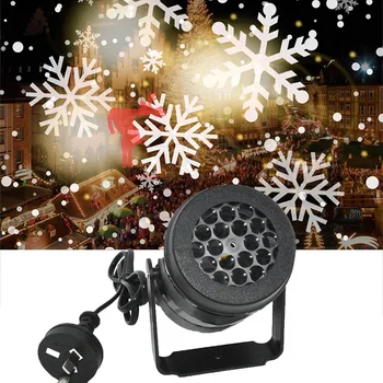 Kalėdų Sniegas Sukasi Projektoriaus Šviesos Lauko LED Vandeniui Sukasi Snaigės Šviesos Namuose Šalis Dekoro 2020 FN50 1