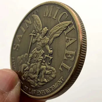 JAV Gynybos Branduolinės energetikos Objektų Saugos Valdyba Suvenyrų Monetos Saint Michael Modelis Iššūkis Monetos Sidabro Padengtą Proginės Monetos 1