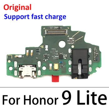 Originalus USB Įkrovimo lizdas Dock Jungties Kištuką Valdybos Flex Kabelis Huawei Honor 8 9 Lite 8X 10 20 Pro 20i 20Lite 2