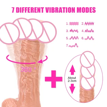 Šildomos Belaidžio Vibratoriai Vibratorių Sekso Žaislai Moterims, Moteriška Masturbacija Pora Įrankiai Analinis Massager Butt Plug Erotika Mašina Parduotuvė 3