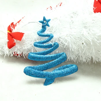 1 VNT Aukso milteliai Spalvinga Serpentine Kalėdų eglutės papuošalus Kalėdų medžio pateikti papuošalai 