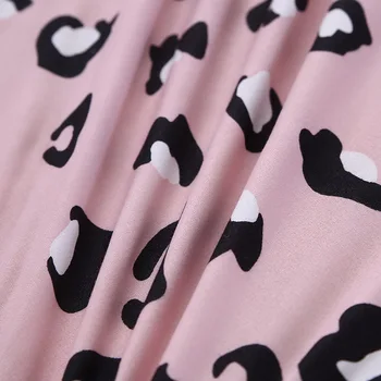 Vasaros namuose, lova, čiužinys, Apvalios formos Įmontuoti lapo patogus gumos lino Sexy pink leopard 120*200*30 180*200*30 3