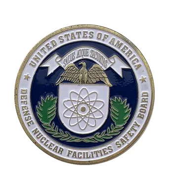 JAV Gynybos Branduolinės energetikos Objektų Saugos Valdyba Suvenyrų Monetos Saint Michael Modelis Iššūkis Monetos Sidabro Padengtą Proginės Monetos 3