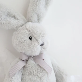 Cute Bunny Pliušinis Žaislas Iškamšos Pink Rabbit Kūdikių Lėlės Nuraminti Kūdikio Žaislai 5
