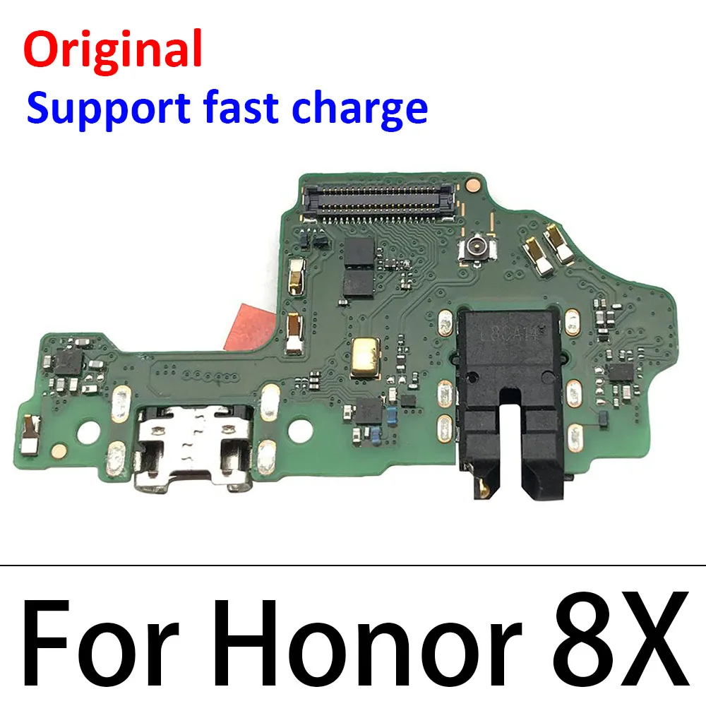 Originalus USB Įkrovimo lizdas Dock Jungties Kištuką Valdybos Flex Kabelis Huawei Honor 8 9 Lite 8X 10 20 Pro 20i 20Lite 5
