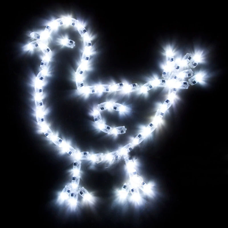 10Pc Mini LED Lemputes, LED Lempos, oro Balionas, dega Atostogų Gimtadienio Dekoracijas Šviesos Sode Vestuvių Dekoravimas 0