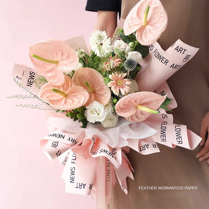 20 Skaičiuoja Gėlių Pakavimo Popierius Vandeniui Korėjos Gėlių Vyniojimo Popieriaus Gėlių Puokštė Dovanų Pakavimo Reikmenys 3