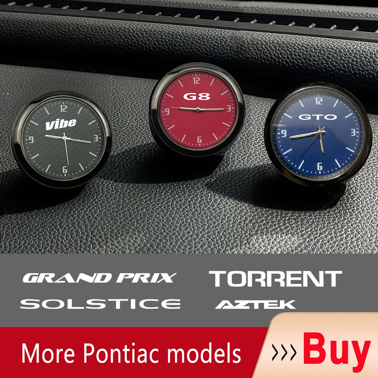 Automobilių Kvarcinis Laikrodis Žiūrėti Modifikuoti Automobilio Salono Elektroninių Kvarco Žiūrėti Pontiac Aztek G6 Grand Prix GTO Saulėgrįža Torrent Vibe 1