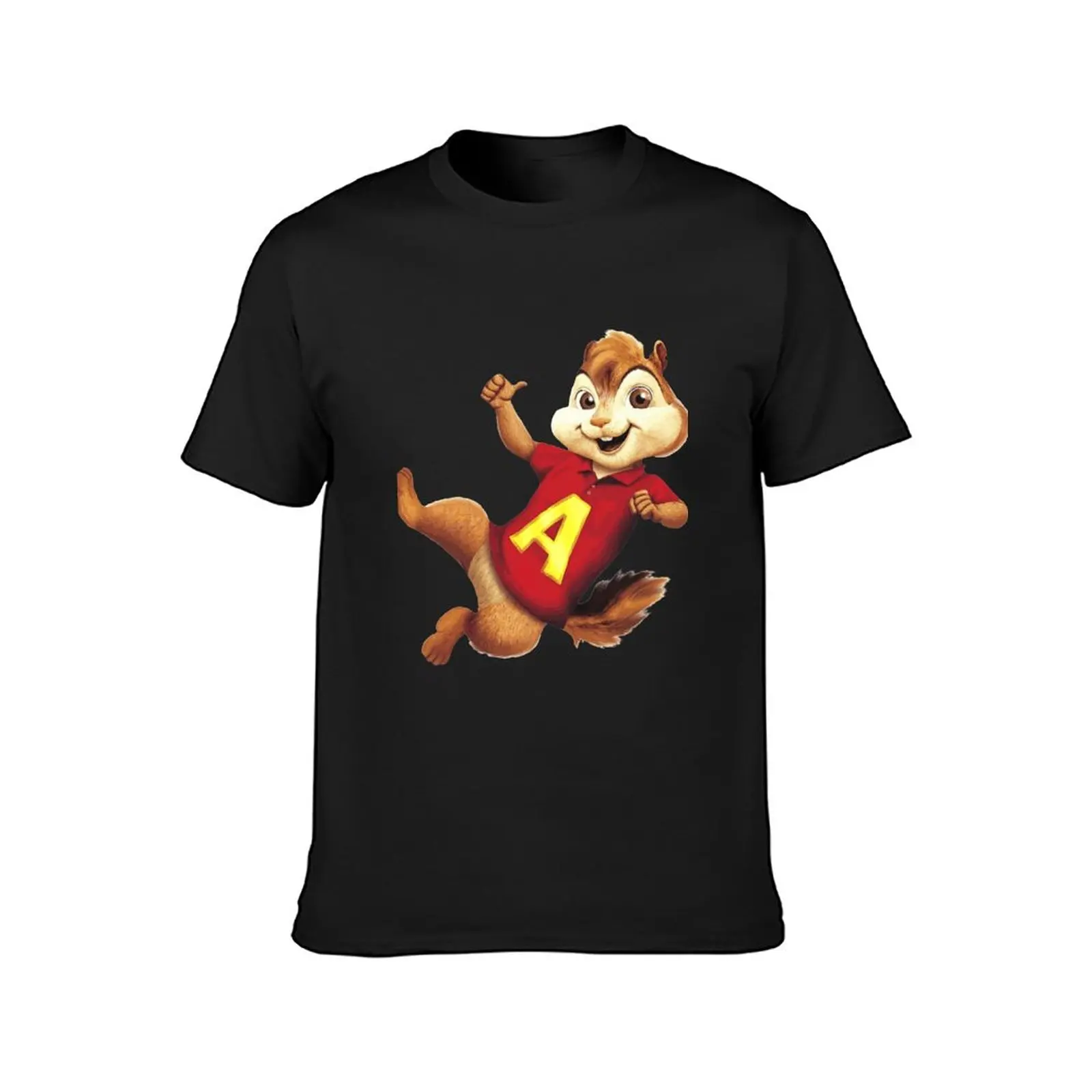 Alvin And The Chipmunks Marškinėliai Medvilnės Gatvės Stiliaus Marškinėliai Trumpas Rankovėmis Atspausdintas O Kaklo Paprasta Panele, Marškinėliai, XXL