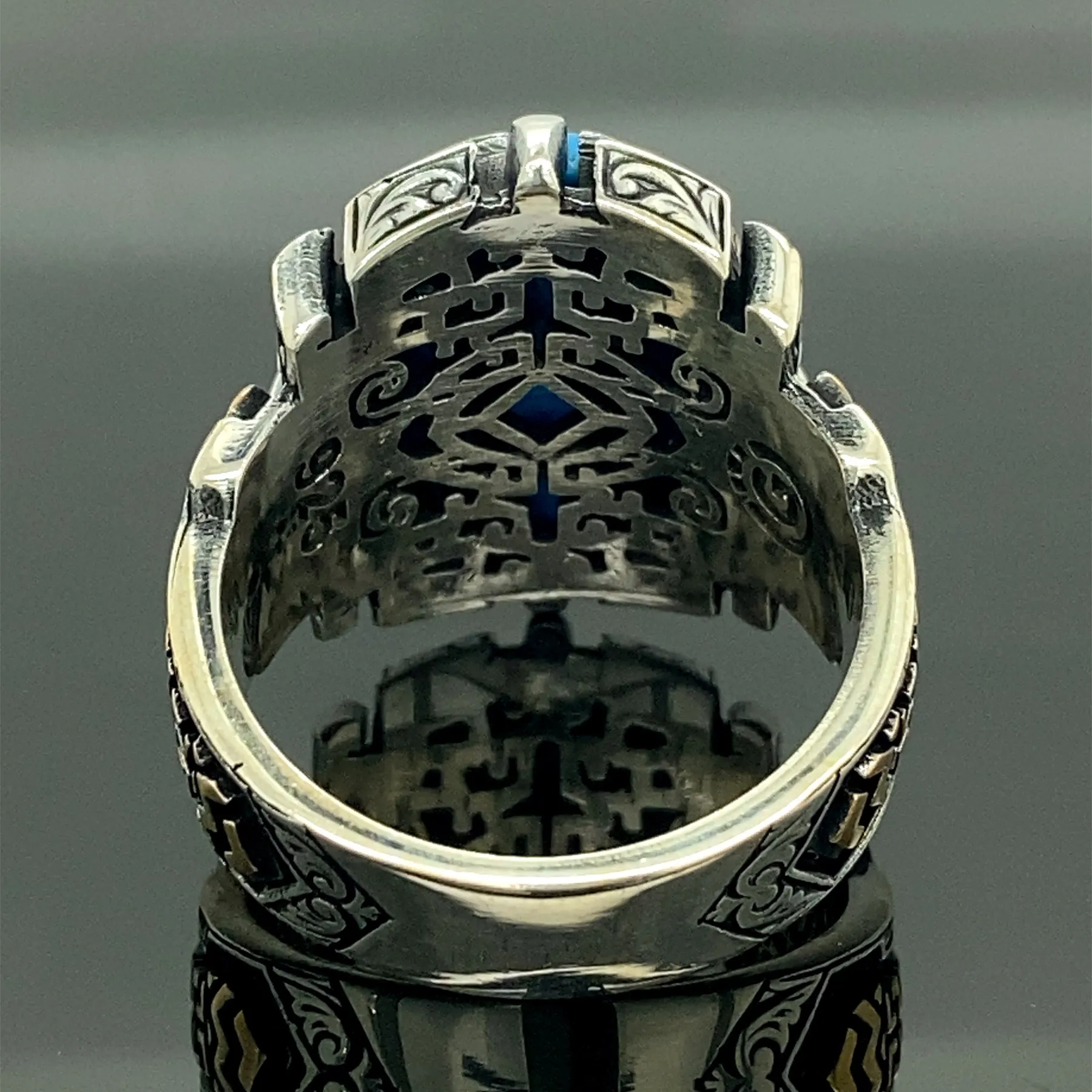 Mens Rankų Darbo Žiedas, Turkis Vyrų Sidabro Žiedas , Akmuo, Ovalo Formos Žiedas , Turkų Rankų Darbo Žiedas