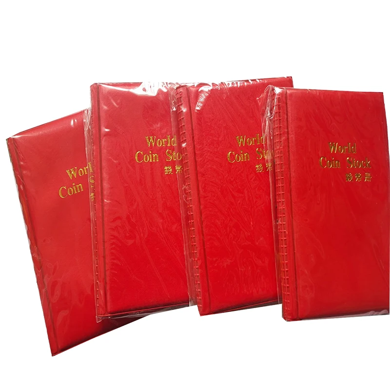 10 puslapių 120 tinklelis Monetų Albumas Knygų Monetos Turėtojų Pasaulio Monetų Saugojimui Rinkti Albumą Knyga Atveju Surinkimo Kišenės 3