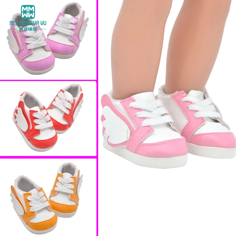 Kūdikių bateliai lėlės tinka 43 cm, Žaislų, Naujų gimęs lėlės priedai ir Amerikiečių lėlės, laisvalaikio bateliai, sportiniai bateliai, Kailiniai batai 3