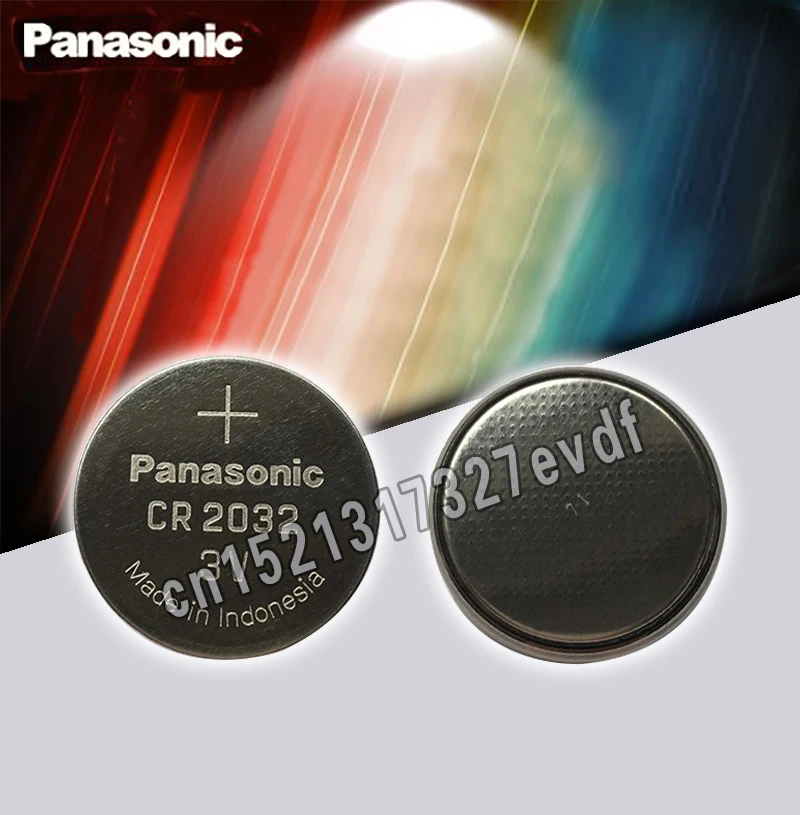 Panasonic Originalus 10vnt/daug cr 2032 Mygtuką Cell Baterijos 3V Monetos Ličio Baterija Žiūrėti Nuotolinio Valdymo Skaičiuoklė cr2032
