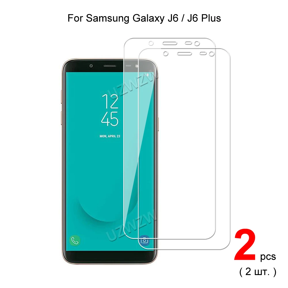 Samsung Galaxy J6 / J6 Plius 2018 Grūdintas Stiklas Ekrano Apsaugų, Apsaugos Darbuotojas Filmas HD Aišku 0