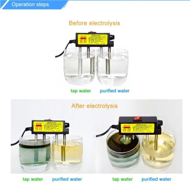 Pelninga Buitiniai Vandens Kokybės Electrolyser Bandymo Elektrolizės Geležies Strypai Vandens Testeris Electrolyzer Greitas Vandens Kokybė 5