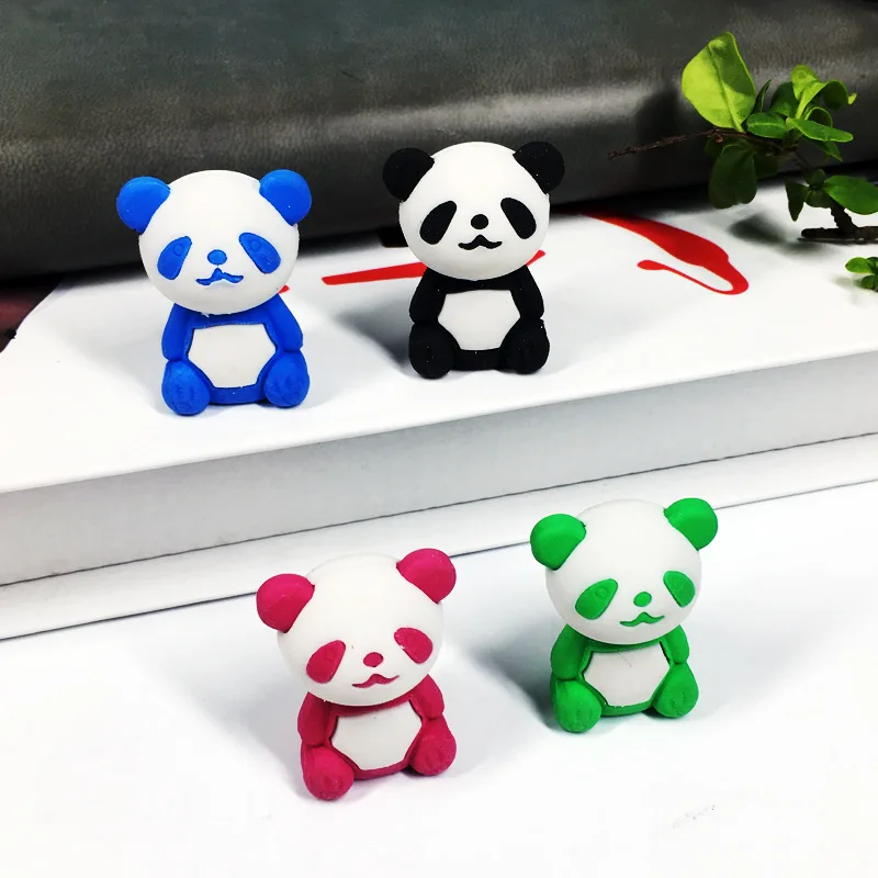 24 Vnt Animacinių Filmų Kūrybos Panda Optikos Trintukas Dovanų Studentų Raštinės Reikmenys Prizus Didmeninė Vaikai Trintukas