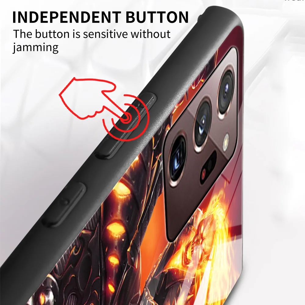 Grūdinto Stiklo Gaubtas, Skirtas Samsung Galaxy Note, 20 Ultra 10 Lite 9 8 Telefonas Shell Capas Fundas Ghost Rider 