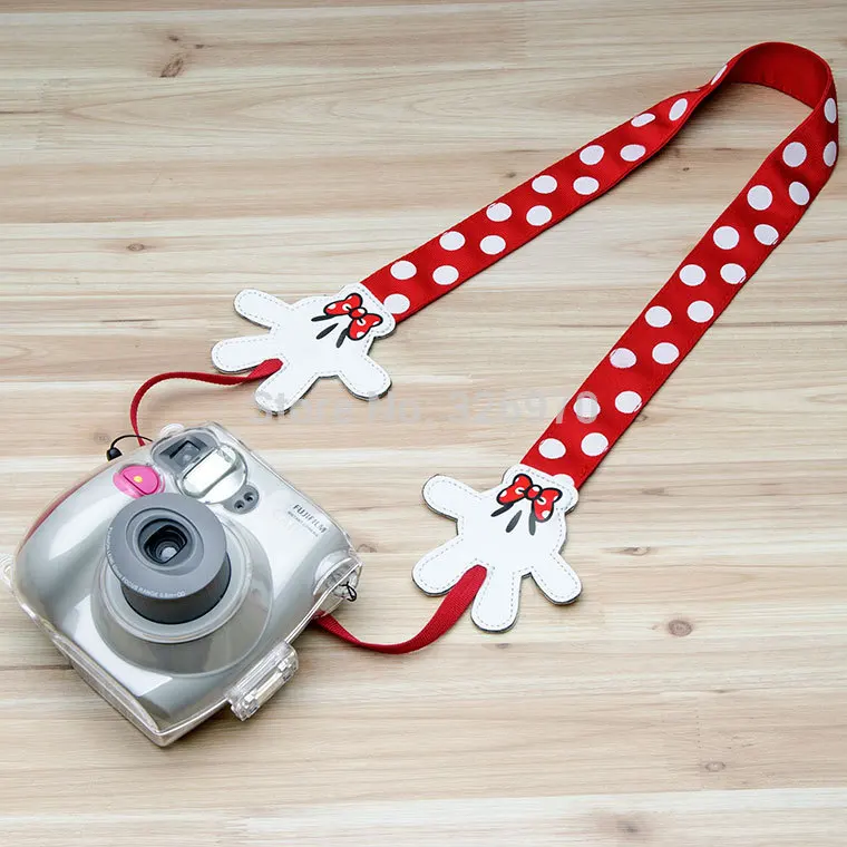 Minnie Dirželis VEIDRODINIAI SLR Fotoaparatas Peties Diržas ant Kaklo fotoaparato Dirželio Laikiklis Tinka Visiems Canon Nikon Sony 