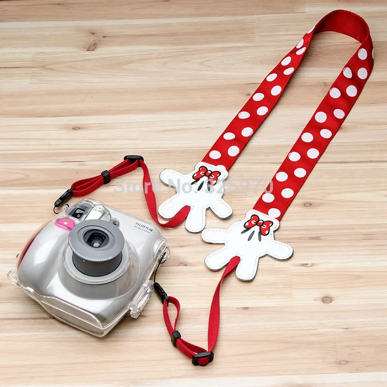 Minnie Dirželis VEIDRODINIAI SLR Fotoaparatas Peties Diržas ant Kaklo fotoaparato Dirželio Laikiklis Tinka Visiems Canon Nikon Sony 