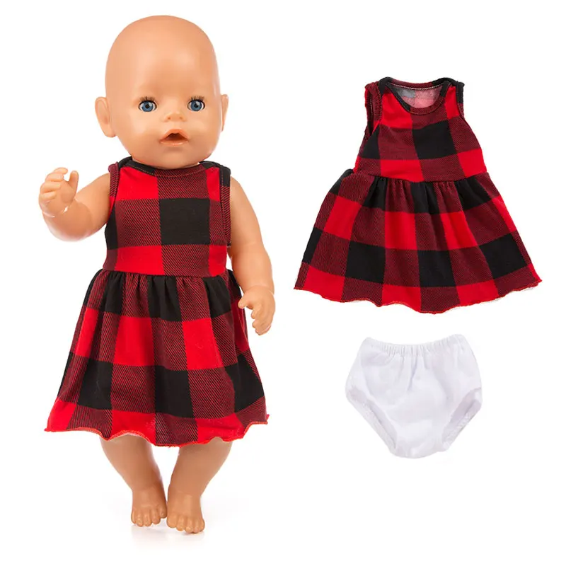 Mados Suknelė Dėvėti 43cm Baby Doll, 17 Colių Gimusių Kūdikių Lėlės Drabužiai Ir Aksesuarai