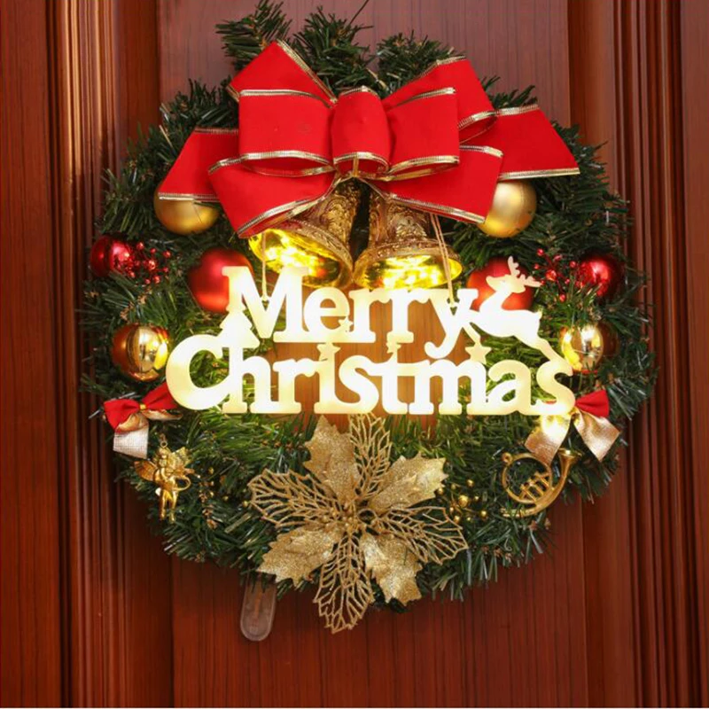 LED Kalėdinės Pasakos Šviesos Kalėdų Medis, Gėlių Vainikas Apdailos Styginių šviesos Šventė naujuosius Metus, Linksmų Kalėdų Logotipo Raidė Lempos 4