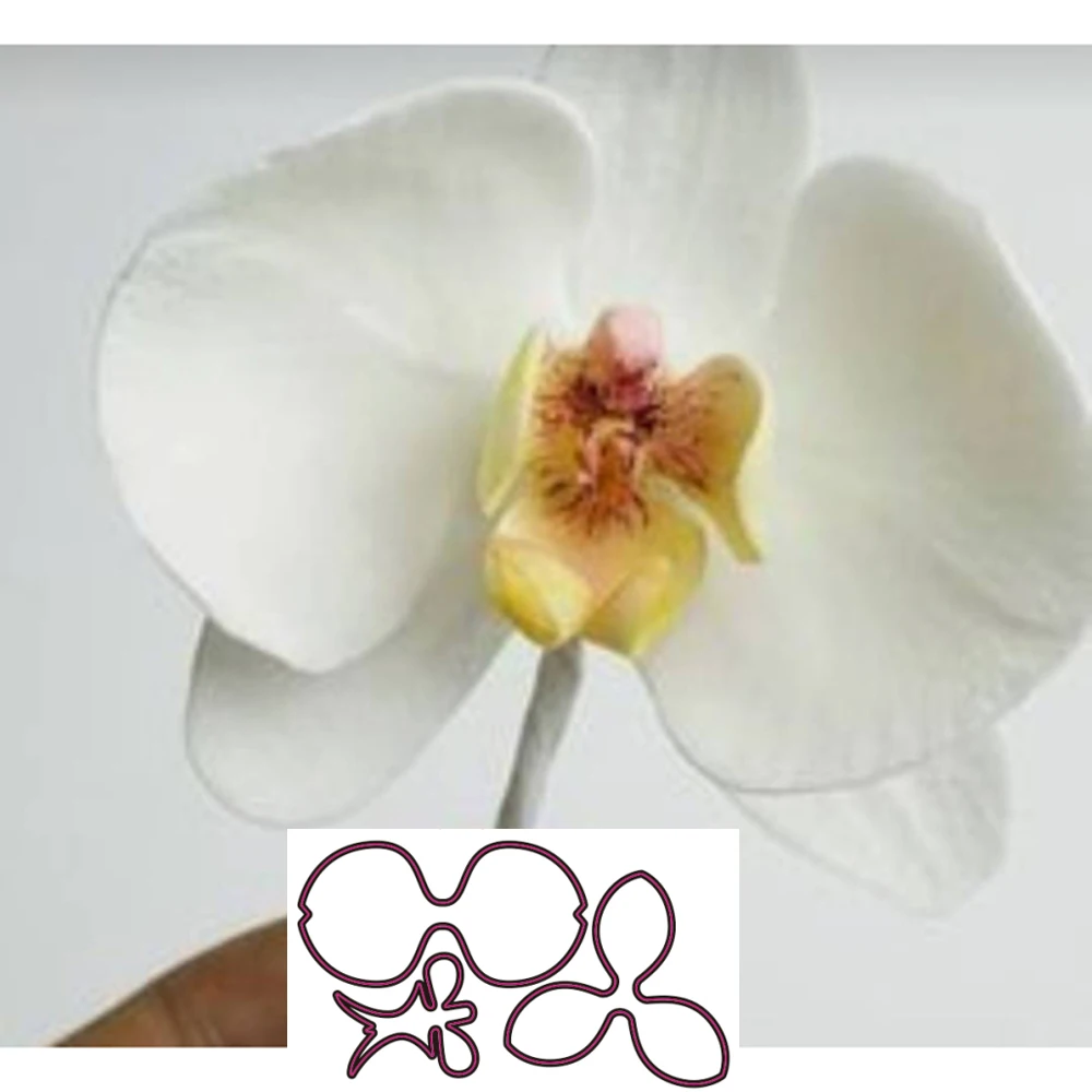 Naujas Lankas Žiedų, Orchidėjų, mirti skylių mirti metalo mirti pjovimo mirti užrašų knygelė dekoratyvinis popierius kortelę 