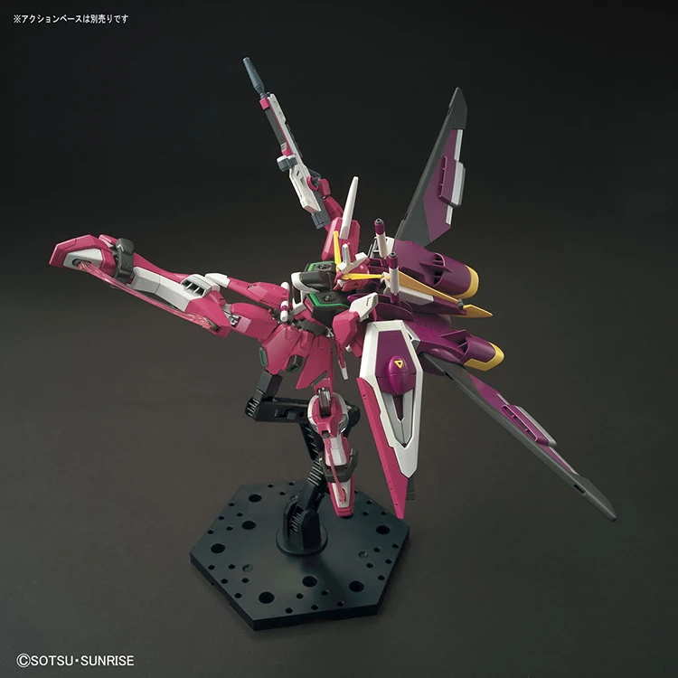 Originalus BANDAI Gundam HG 1/144 ZGMF-X19A TEISINGUMO GUNDAM ANIME VEIKSMAS Duomenys Surinkti PVC Modelis Žaislai, Vaikų