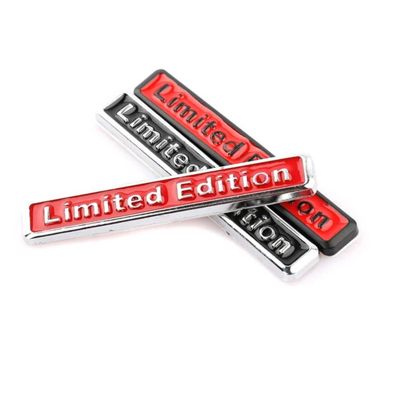 1PC Metalo 3D Limited Edition Lipdukas Universaliųjų Automobilių Kėbulo Logotipas Ženklelis, Lipdukas, Decal 