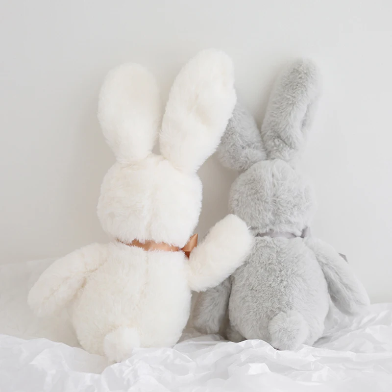 Cute Bunny Pliušinis Žaislas Iškamšos Pink Rabbit Kūdikių Lėlės Nuraminti Kūdikio Žaislai 1