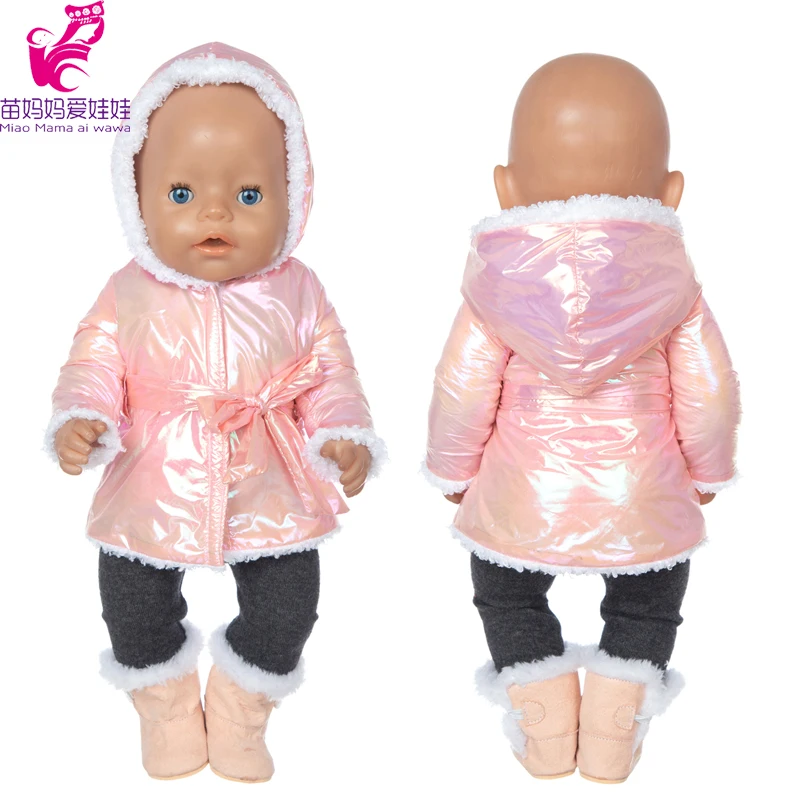 New Born Baby Doll, Kailiniai Paltai 18 Colių Mergina Lėlės Drabužiai, Žaislai, Outwear Vaikų Dovanų