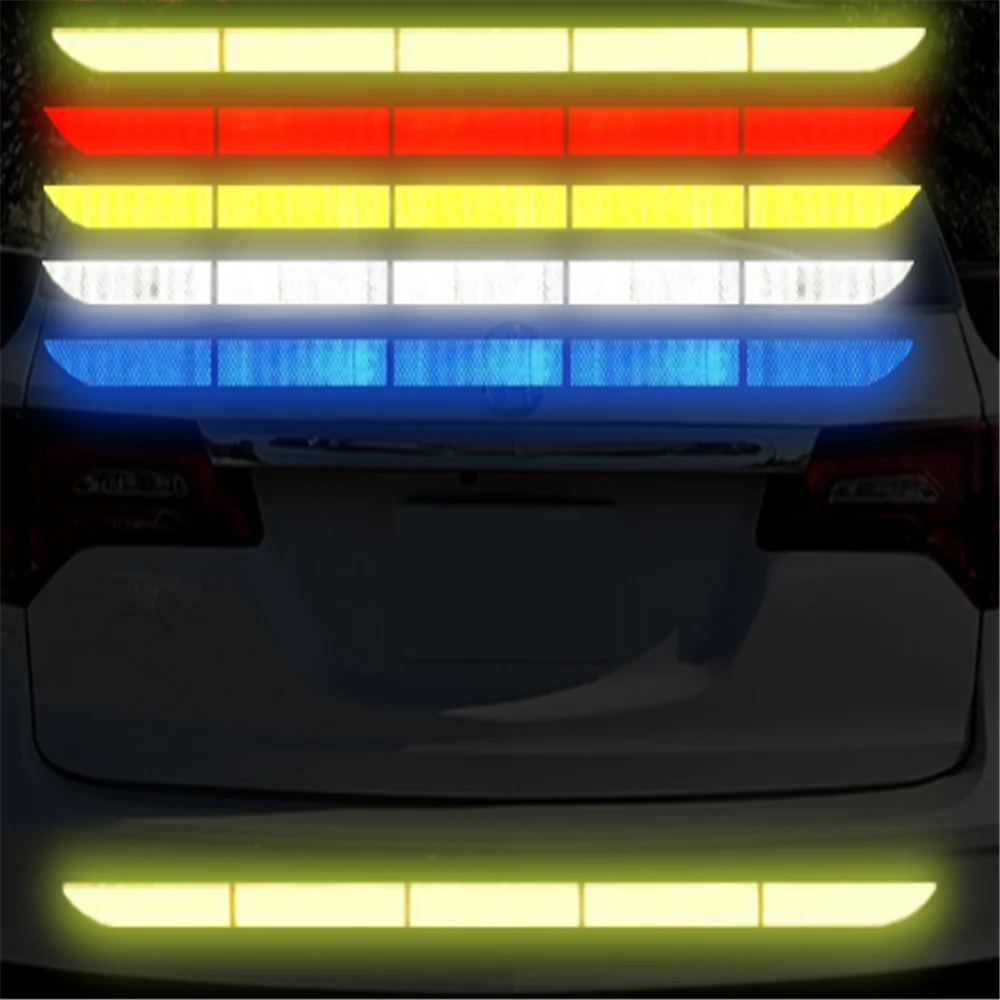 Šviesą atspindintis lipdukas automobilio bagažo skyriaus bamperis už Renault Koleos QM5 QM6 Scenic Megane Fluenec Platuma Clio Rubbe 1