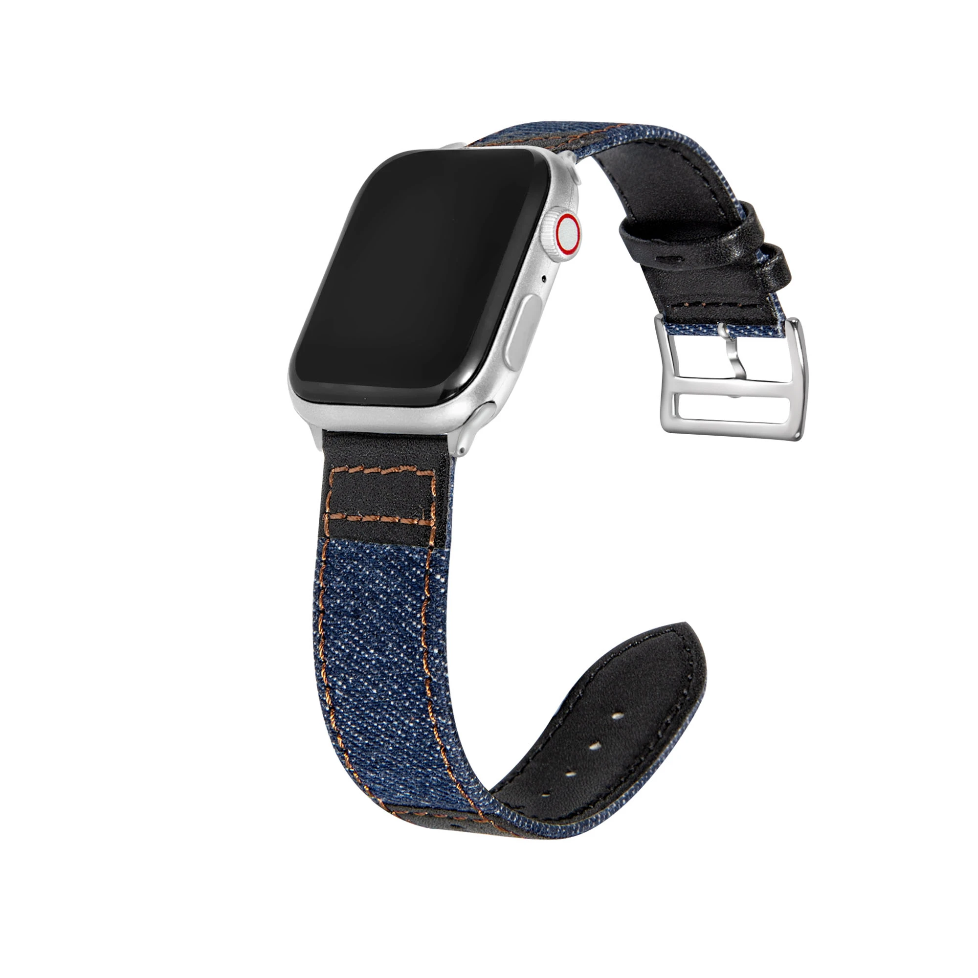 Apyrankės Dirželio apple watch band 42mm 40mm Džinsinio audinio odos Apyrankė reikmenys iwatch juosta 38mm 44mm serijos 4 3 2 1 1