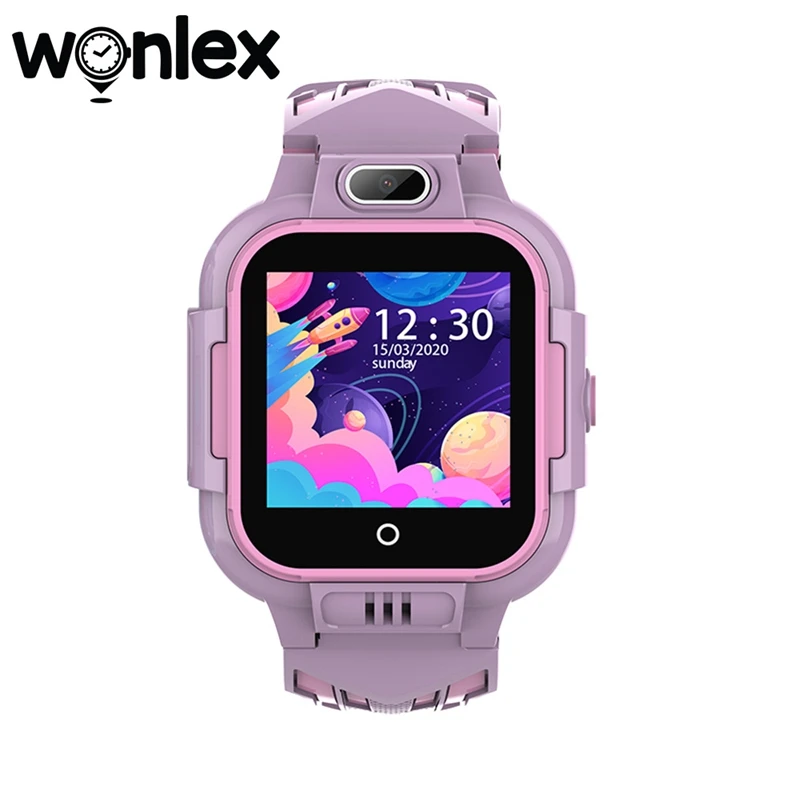 Wonlex Smart-Laikrodžiai Anti-lost-GPS Tracker SOS-Stebėti 4G Vaikai IP67 atsparus Vandeniui KT16 Telefono Kūdikių Vaizdo pokalbį, Žiūrėti vaizdo Kamera Laikrodis