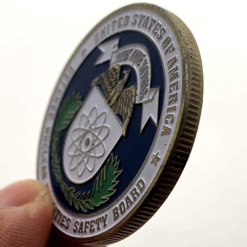 JAV Gynybos Branduolinės energetikos Objektų Saugos Valdyba Suvenyrų Monetos Saint Michael Modelis Iššūkis Monetos Sidabro Padengtą Proginės Monetos 5